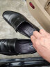 意尔康男鞋日常休闲皮鞋套脚舒适柔软单鞋 6541ZE97689W 黑色 40 晒单实拍图