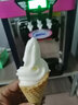 戈绅（goshen）  冰淇淋机 商用 冰激凌机 全自动 雪糕机 软冰激凌机器学校门口奶茶店摆摊甜筒 |创业款|桌式冰淇淋机（枚红色） 实拍图