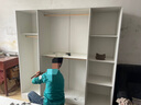 旺府美居【包安装】衣柜木家具卧室平开门简约组合多门储物收纳大衣橱柜子 180*180*50主柜【四门】 实拍图