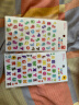 韩国彩色立体卡通字母数字3d水晶糖果透明贴画儿童礼品装饰粘贴纸 国产透明字母数字两款都要 晒单实拍图