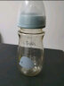 格林博士新生儿玻璃恒温速冲奶瓶婴幼儿保温加热奶瓶防胀气宽口径奶瓶冲奶神器 玻璃蓝色150ml（S奶嘴） 实拍图