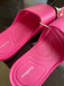 步术 拖鞋女中国台湾进口夏季家居时尚鱼嘴防滑防臭软底轻便静音 桃花红 41 (建议40-42码穿/长约27.5cm）L 实拍图
