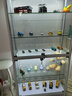 欣雪手办展示柜礼品货架防尘小型家用透明玻璃柜玩具展示架产品乐高柜 90*35*180含玻璃 实拍图