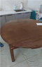 淘邦  实木餐桌 可伸缩折叠实木餐桌椅组合 餐桌餐椅套装吃饭桌子 1.38米胡桃色 一桌六椅 实拍图