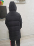 鸭鸭儿童羽绒服男女童冬季新款长款过膝中大童装极寒亲子装加厚外套HR 黑色 150 实拍图