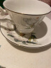 嘉兰 咖啡杯碟套装 欧式茶具英式下午茶杯骨瓷杯碟咖啡杯奶杯果汁杯 木棉花单金版 实拍图