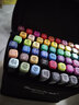 touchcolor马克笔套装学生儿童双头水彩笔油性绘画马克笔彩色笔动漫彩笔画画笔文具 A1款【学生色系】60色 实拍图