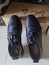 老人头皮鞋男2025冬季新款男鞋真皮防滑系带中老年特大码鞋加绒皮鞋 JD黑色-系带 40 实拍图