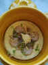 凯得宝（K+dep）日本日式陶瓷汤盅炖盅一人份婴儿燕窝鱼翅隔水迷你小碗罐 【香盅】0.8L 杏黄色 实拍图