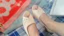 咨臣真皮凉鞋女2026新款夏季舒适软底坡跟皮鞋鱼嘴妈妈凉鞋 米白色 37 实拍图