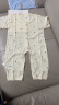 婧麒婴儿连体衣夏装新生男女宝宝夏季衣服纯棉薄款空调服爬服夏天 绿恐龙 100cm 实拍图