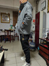 洛兹棉衣男外套男冬季百搭棉服男加绒加厚羽休闲绒男士服冲锋棉袄男衣 J118深灰色 3XL 实拍图