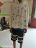 aqpa【UPF50+】儿童防晒衣防晒服儿童外套冰丝凉感透气速干 星空白 150cm 实拍图