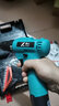 准心手电钻电动动螺丝刀家用充电式电转起子锂电池工具套装打孔钻孔 12V双速电钻+全套配件 实拍图