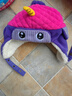 lemonkid儿童帽子男女童加厚保暖围脖手套宝宝护耳帽 粉色独角兽 52cm 实拍图