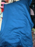 富安娜枕套纯棉 100S长绒棉枕头套 高支高密全棉枕巾 一对装 菲拉·蓝 实拍图