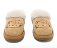 OLD ORDER【三丽鸥hellokitty联名】栗色厚底雪地靴女包头毛毛拖鞋 栗色Hellokitty 36 实拍图