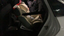 轩泽（XUANZE）儿童安全座椅汽车用婴儿宝宝0-4-12岁可坐躺简易便携式座椅硬接口  银河灰-侧重防护-遮阳棚+脚踏 实拍图