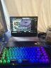 雷神（ThundeRobot） K75紫色透明三模无线机械键盘 蓝牙/无线/有线 高透客制化全键热插拔游戏办公键盘 月轴 实拍图