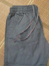 守约贤者新款春秋季宽松薄款工装裤男士肥加大码休闲裤户外多口袋长裤纯棉 A2226浅灰 M【建议体重100-120斤】 实拍图