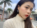 心草耳环女银气质长款性感耳坠时尚百搭几何菱形新潮显脸瘦520情人节 实拍图