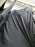 迪卡侬（DECATHLON）健身衣服男秋季运动训练跑步速干上衣紧身衣RUNR 【长袖款】灰色 2XL 实拍图