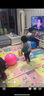 迪卡侬儿童羊角球加厚幼儿园弹力防爆蹦蹦球跳跳球充气玩具GYME 粉红色（打气筒需单独购买） 实拍图