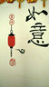 五十夜中国风窗花玻璃贴纸贴画新年装饰品春节门贴年画红色喜庆元旦布置 无灯静电贴Y款两对 28*50cm 实拍图