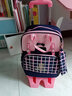猫猫吉祥小学生拉杆书包女生1-3-5年级儿童书包6-12六轮爬楼梯拆卸书包女 粉色大号加高6轮爬楼梯 实拍图