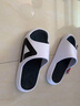 匹克（PEAK）态极拖鞋男女春夏太极防滑国潮一字拖户外沙滩百搭运动凉鞋 大白/黑色【简约】 40 实拍图