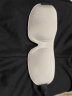 意构（Inidea）遮光睡眠眼罩3D立体男士女士学生成人午休通用透气舒适睡觉护眼罩  隐形鼻翼款银灰色 实拍图