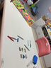 育才儿童桌椅花生桌可升降涂鸦幼儿园学习画画桌宝宝积木玩具游戏桌椅 小粉猪长方桌120X60CM 单桌 实拍图