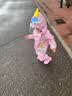 smally儿童雨鞋男童女童防水雨靴宝宝轻便防滑水鞋小童小孩卡通水靴 【升级款松紧口】粉色独角兽 17 内长17cm 实拍图