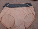 南极人（Nanjiren）女士内裤女纯棉裆抗菌无痕薄款透气中腰少女生三角裤头女式短裤衩 黄色+粉色+蓝色+绿色/ 4条 M 【80-100斤左右】 实拍图