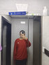 乔丹卫衣男外套春秋季保暖长袖圆领套头衫加绒针织上衣运动服 红杉色 加绒-326B L 实拍图