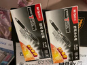 晨光（M&G）按动中性笔k35水笔学生用考试碳素黑色0.5mm水性签字笔芯按压式子弹头墨蓝黑红笔办公 【晨光K35-黑色10+蓝色1+红色1】 实拍图