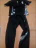 啄木鸟（TUCANO）中国风男装2024夏季新款薄短袖t恤冰丝运动套装休闲汉服唐装一套 黑色套装 L（建议110-125斤） 晒单实拍图