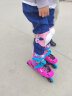 费斯（FREESTYLE） 轮滑鞋儿童锁轮款校园教学男女直排初学者专业E2X全套装溜冰鞋 粉色鞋 M/32-35码/内长200-220MM 实拍图