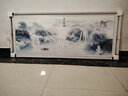 良品大师流水生财山水画办公室挂画中式客厅装饰画靠山图茶室字画风景壁画 万里长城A11 78*188cm宣纸+红木框（热卖款） 实拍图