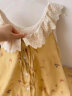 镜莎茶歇法式吊带连衣裙子女夏季2024新品温柔风气质度假宽松背心裙 黄色 均码（可备注码数） 晒单实拍图