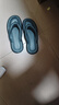 果洛菲（GUOLUOFEI）夏季踩屎感EVA人字拖男沙滩平底凉鞋防滑浴室拖鞋女 黑色 36-37 实拍图