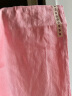 无印良品（MUJI） 女式 麻 宽版裤 裤子女款夏季款长裤休闲裤阔腿裤 BE1SKC4S 粉红色 S(155/62A) 晒单实拍图