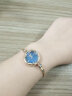 聚利时（Julius）手表女韩版时尚闪耀水钻女式纤细手链石英女士手表蓝盘JA-878D 实拍图