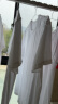 无印良品（MUJI）男式 无侧缝天竺编织圆领T恤 2件装 FA00CC3S 短袖打底衫 白色 XL 实拍图