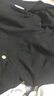 真维斯（Jeanswest）夹克男2026春夏宽松翻领落肩华夫格外套男士上衣潮黑色4XL 实拍图