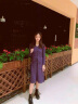 仕美绮针织连衣裙女装2023年秋装新款韩版中长款小个子打底毛衣女裙子 图片色 M 建议95-105斤 实拍图