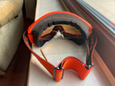 UVEX athletic FM滑雪镜男女滑雪眼镜超清防雾可卡近视镜德国原装进口 FM哑光烈焰红-橙/橙 S5505203130 实拍图