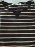 索宛亦（SUOWANYI） 冬季加绒加厚棉的T恤女长袖2021秋季新款减龄中年中年大妈条纹 驼色条纹 903(长)袖 2XL / 115-125斤 晒单实拍图
