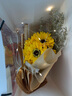 盛世泰堡向日葵永生花束生日礼物干花香皂花生日礼物送女友礼袋装 实拍图