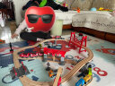 Hape儿童早教宝宝火车轨道玩具多功能套装男孩女孩生日礼物 E3730 实拍图